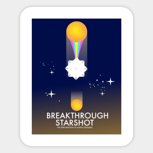 Breakthrough Starshot Space Art Sticker